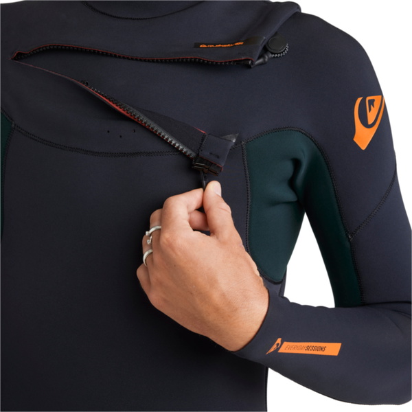 2026 Quiksilver Mens Everyday Sessions 3/2mm Chest Zip Wetsuit 25AW213510 - Jade